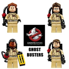 4 pcs/let Super Heróis Figuras de Ghostbusters Fastic Coleção de Brinquedos de Montar Blocos de Construção Compatível Com LegoINGly Batman