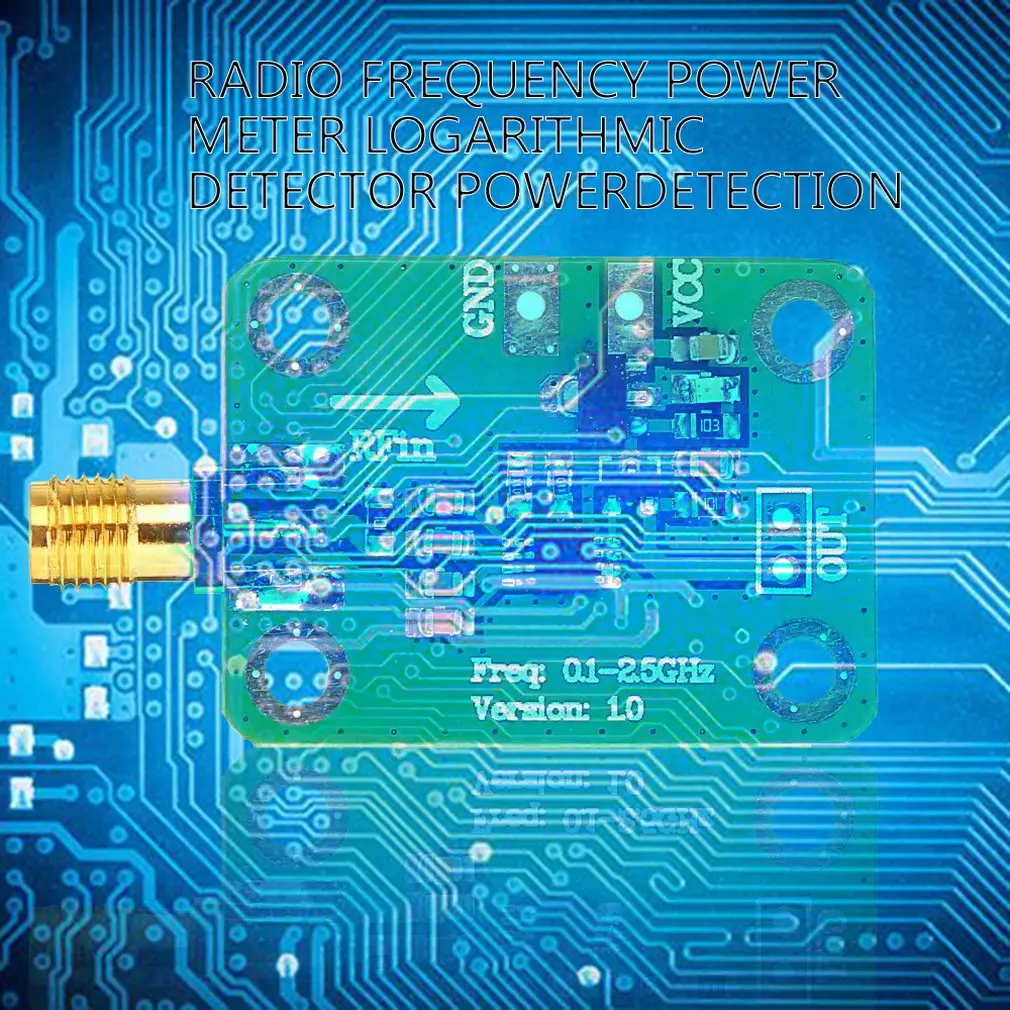 1 шт. 0,1-2,5 ГГц радиочастотный измеритель мощности логарифмический детектор обнаружения мощности Dh