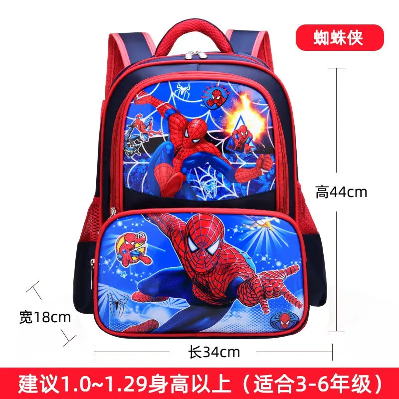 Disney frozen princess backpack primary school bag new cartoon cute children bookbag boys girls reduce the negative bag