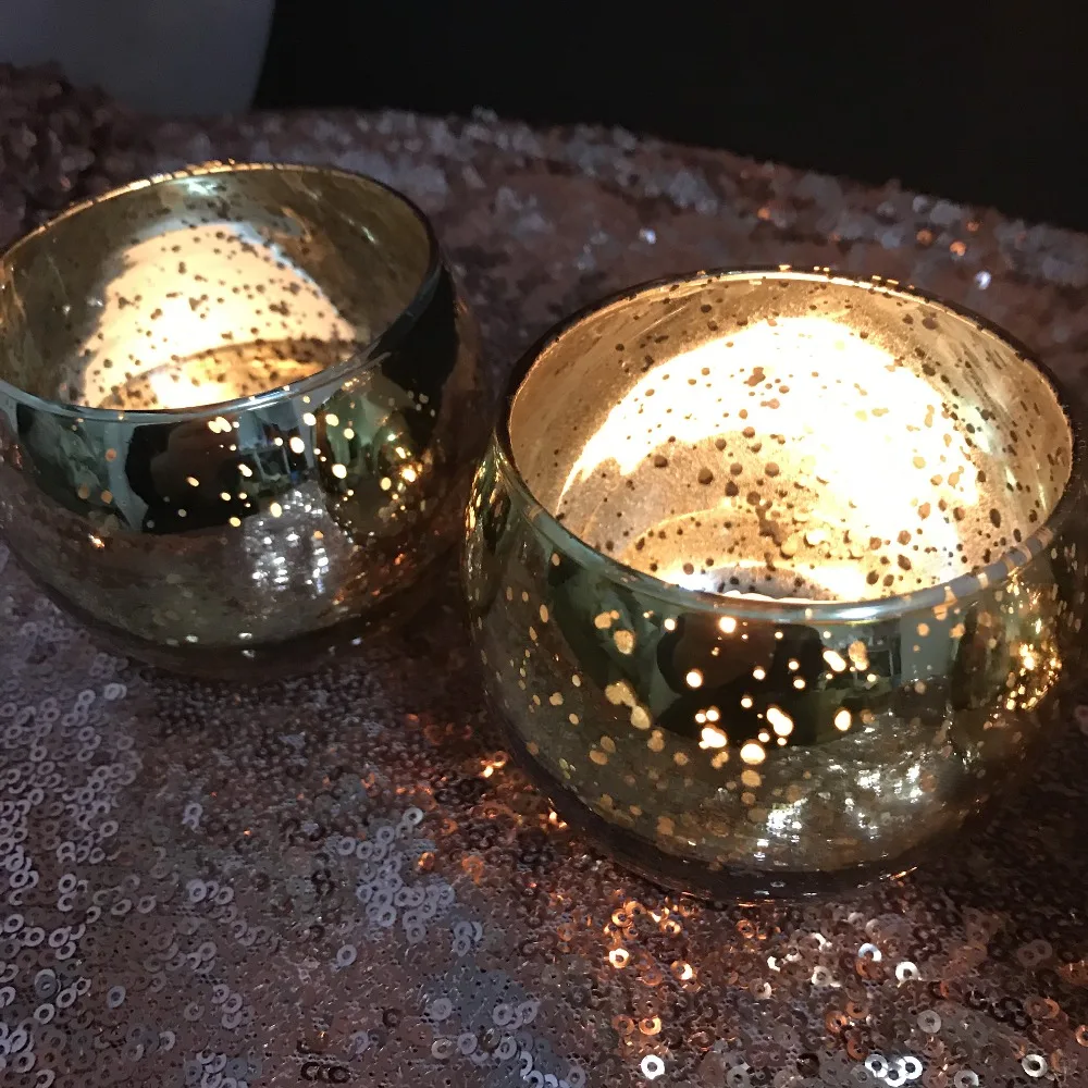 Buy 12pcs Handmade Glass Mosaic Candle Holder Europe