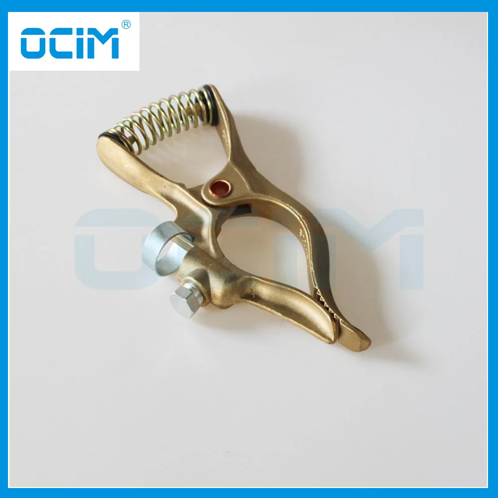 Brass American type earth clamp 3