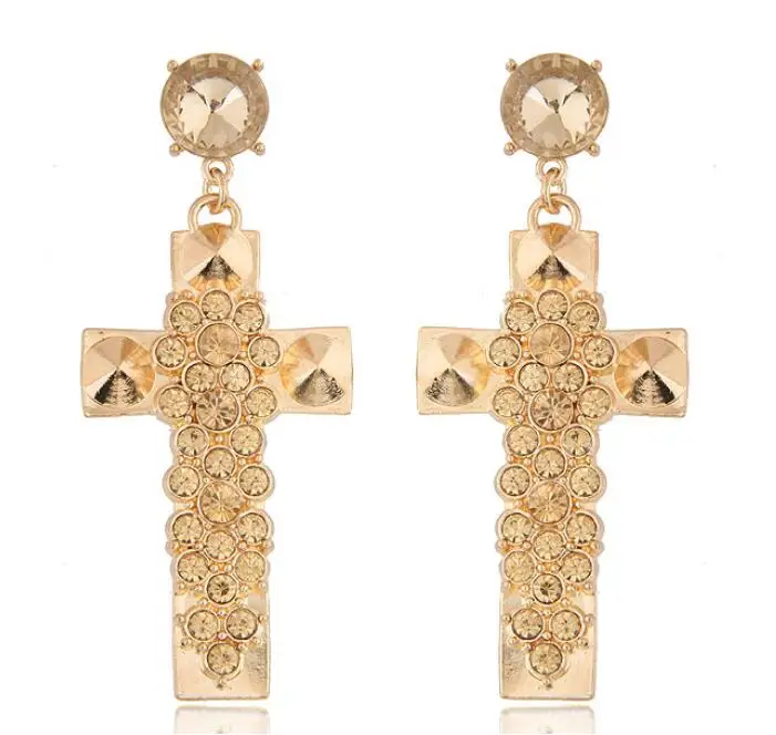 

MX0777 statement crystal Earrings for women fashion earring Factory wholesale Beautiful African Gold Stud Earrings for Women