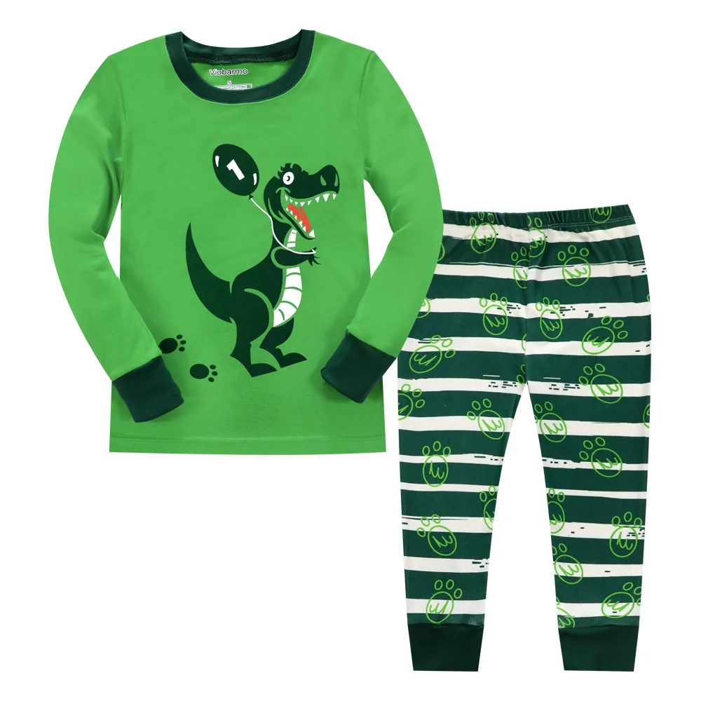 Детские пижамы; детская одежда для сна; пижамные комплекты для малышей; пижамы с животными для мальчиков и девочек; хлопковая одежда для сна для детей 2-7 лет