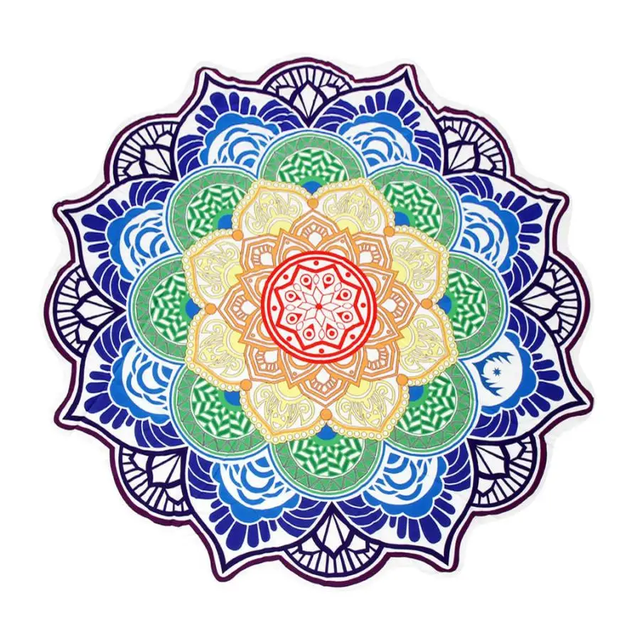 

JA 12 Durable Beach MatHot Selling Fast Shipping Beach Bikini Cover Up Hippie Tapestry Mandala Bedspread Decor Yoga Mat#1