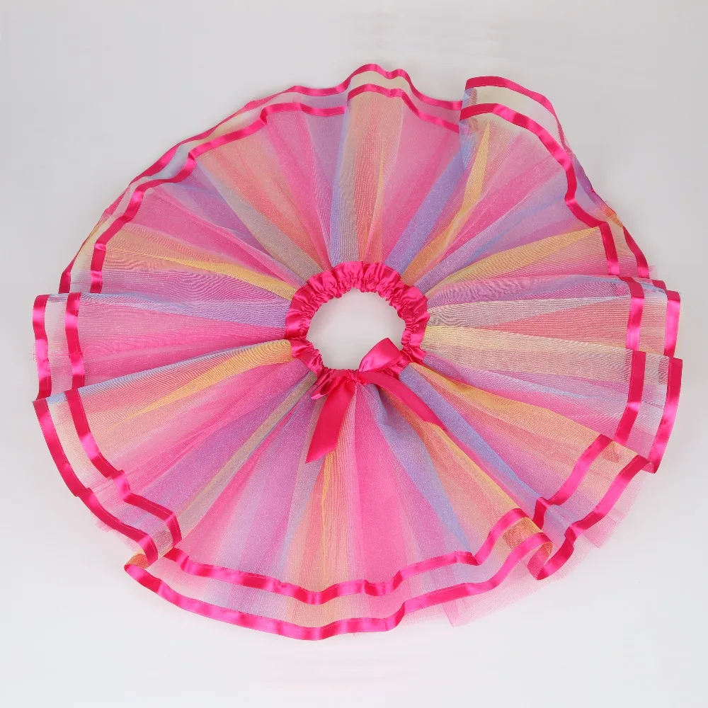 

New Fashion Girls Tutu Skirts Baby Bow Skirt Retail Childrens Fluffy Pettiskirts Kids Layered Casual Tutus For Girls