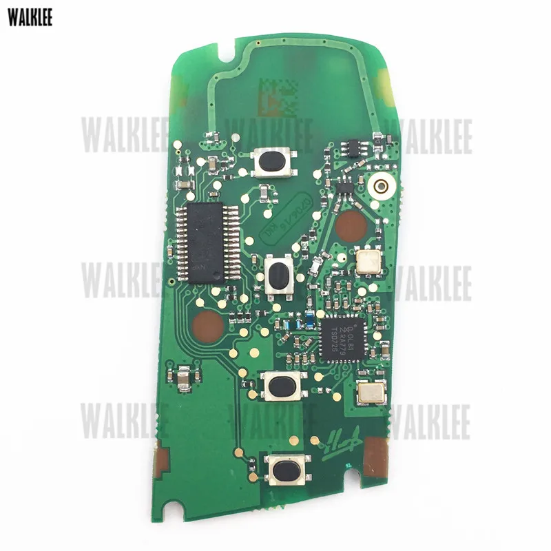 Смарт ключ WALKLEE 4BT подходит для BMW CAS4 + 433 МГц с чипом PCF7953 Автомобильный