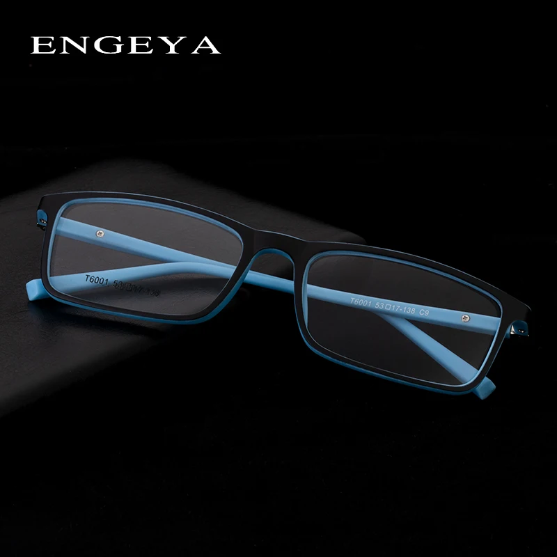 

TR90 Men Eyewear Frame Retro Classic Clear Transparent High Quality Optical Eye Glasses Women #T6001