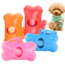 Мешки для мусора от домашних животных с пластиковые кости-тип ящик для хранения Кошка Собака Очистка мешок отходов средства по уходу за животными 10 шт./партия