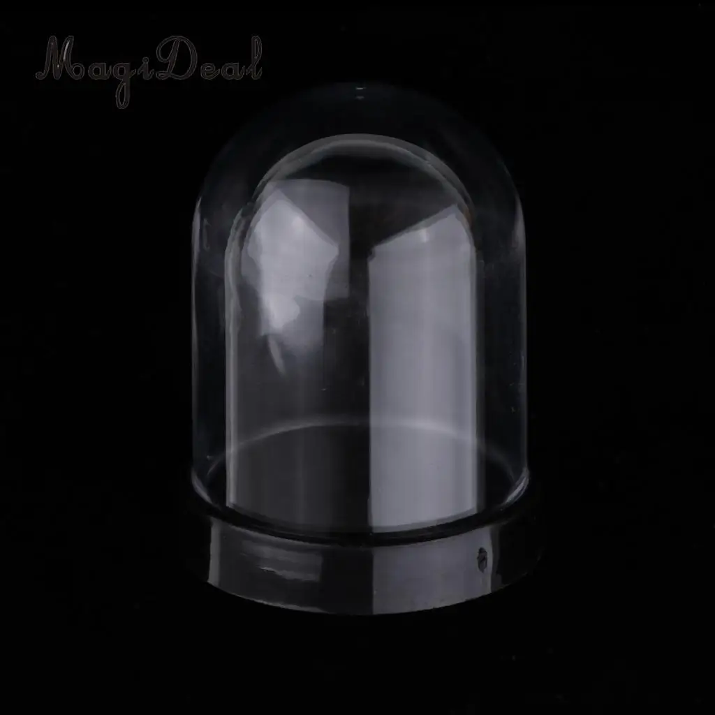 7cm Height Clear Acrylic Case Dustproof Protection Perspex for Mini Doll Toy