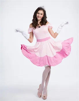 

Pink Colour Princess Fairy Tales Cosplay Clothing Holy Cosplay Serve Uniform Temptation Stage Show Serve