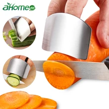 Защита для пальцев нож из нержавеющей стали Режущий палец не повредит разделка ломтерезка защита рук кухонный помощник инструмент защиты