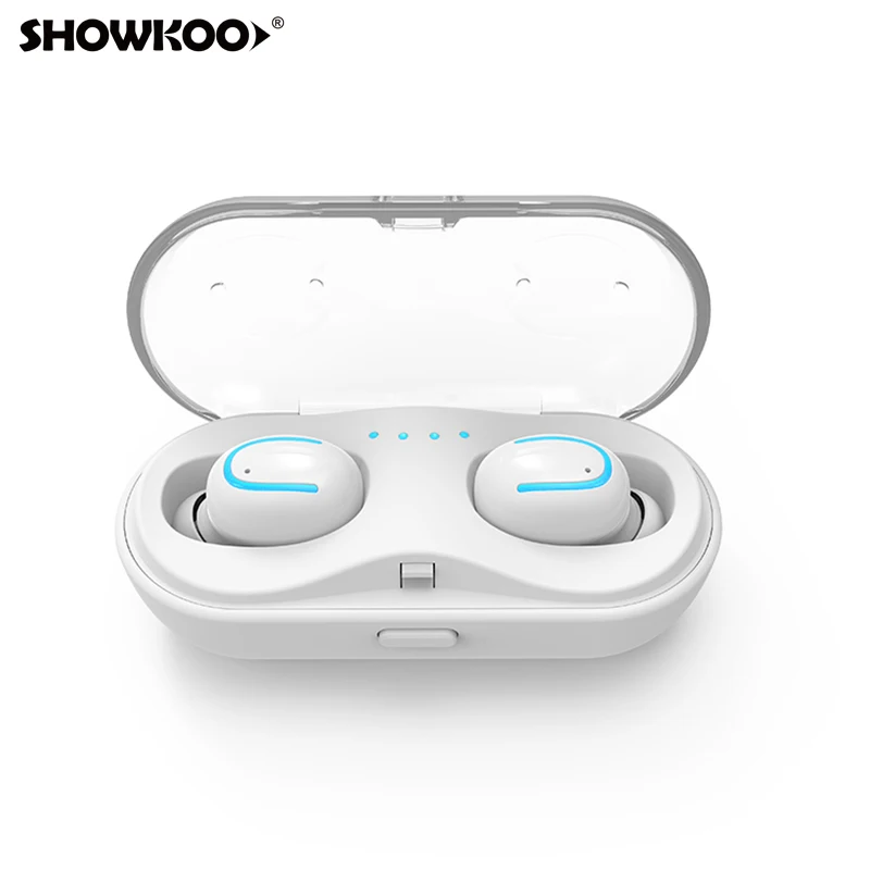 

Showkoo Tws Mini Wireless Bluetooth Headset For Samsung Galaxy S9 S8 Note 9/8 S7 Bluetooth V5.0 Automatic Connection Headphones
