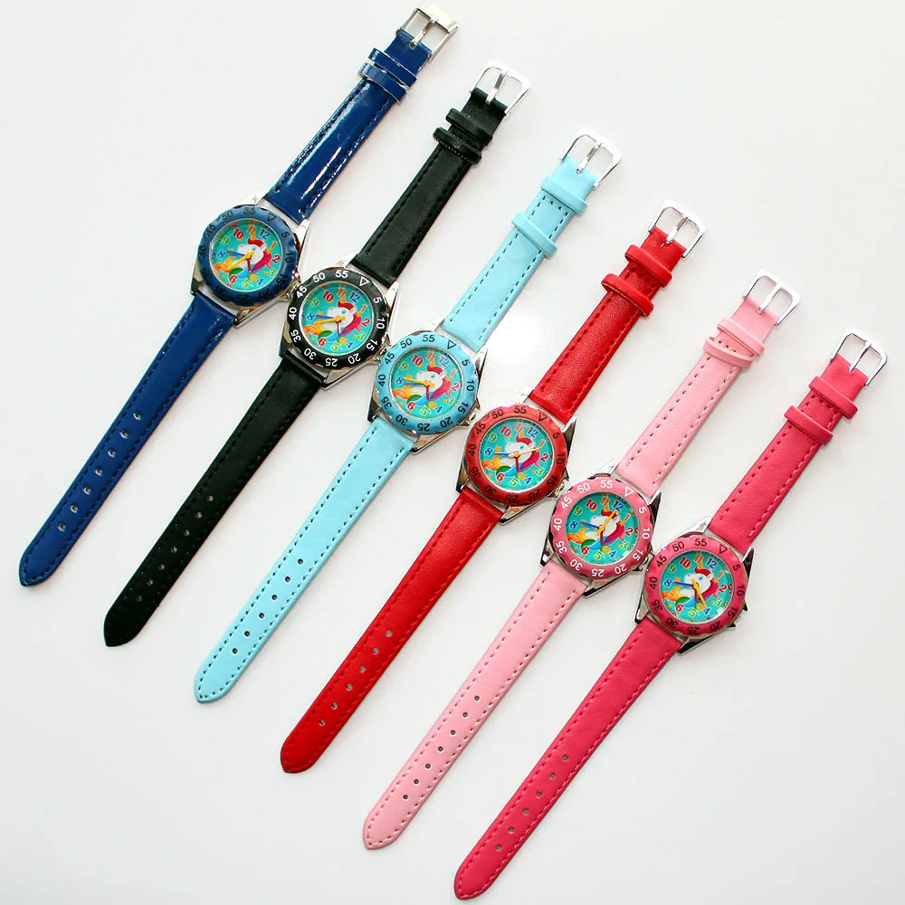 Популярные детские часы, 6 цветов, высокое качество, цветной детский подарок, тканевый ремешок для мальчиков и девочек, обучающий студенческие наручные часы