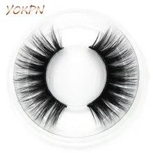 Yokpn d-17 натуральные длинные ресницы крест Мягкий хлопок Нитки curlingup толстые Накладные ресницы Танцы Макияж Инструменты норковые ресницы
