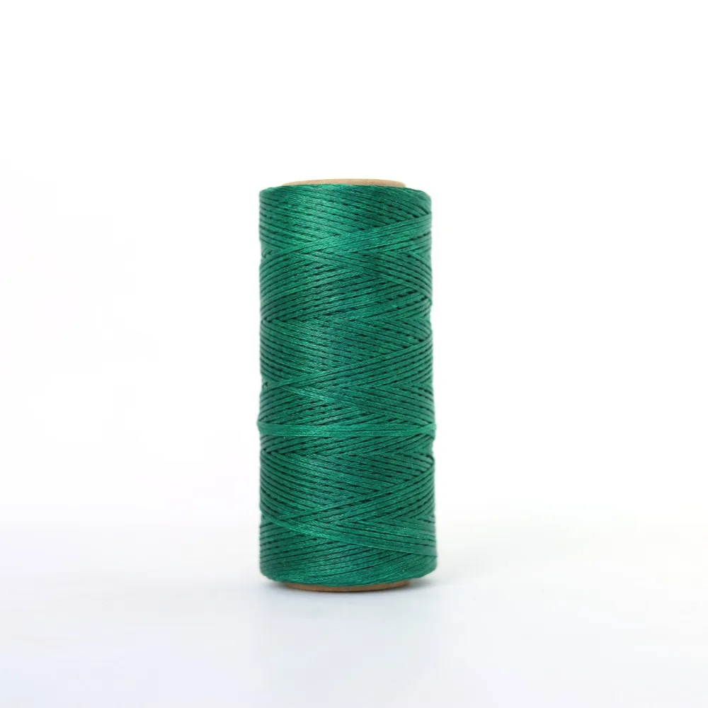 waxed thread 1.0mm dark green 1