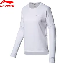 Li-Ning Women Running T-Shirt Warm Long Sleeve Shirts 95% Polyester 5% Spandex Loose Fit LiNing Sports Tops ATLN074 WTL1407