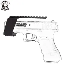 Тактический Универсальный пистолетный прицел крепление для лазерного фонарика точечные прицелы Адаптер Пикатинни Вивер рейка