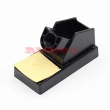 RIESBA хорошее качество душевный паяльник подставка припой база сварочная проволока держатель с губкой черный