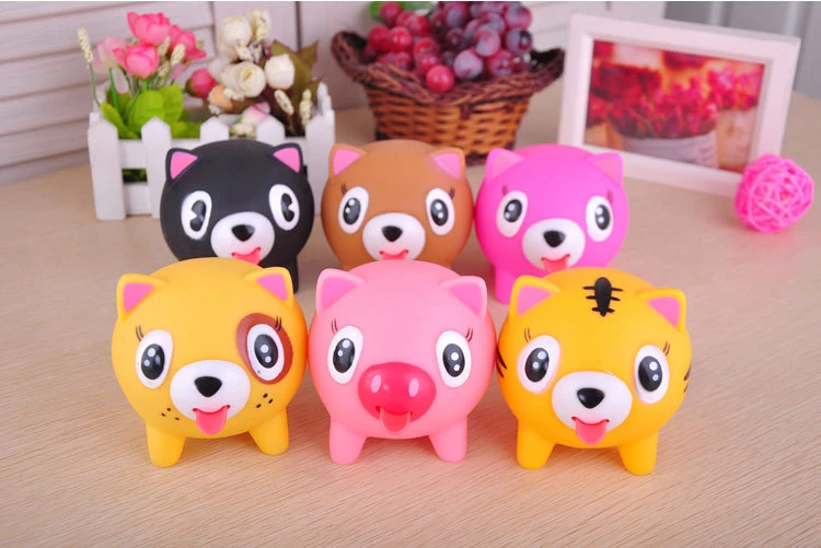 pink squeaky toy tongue