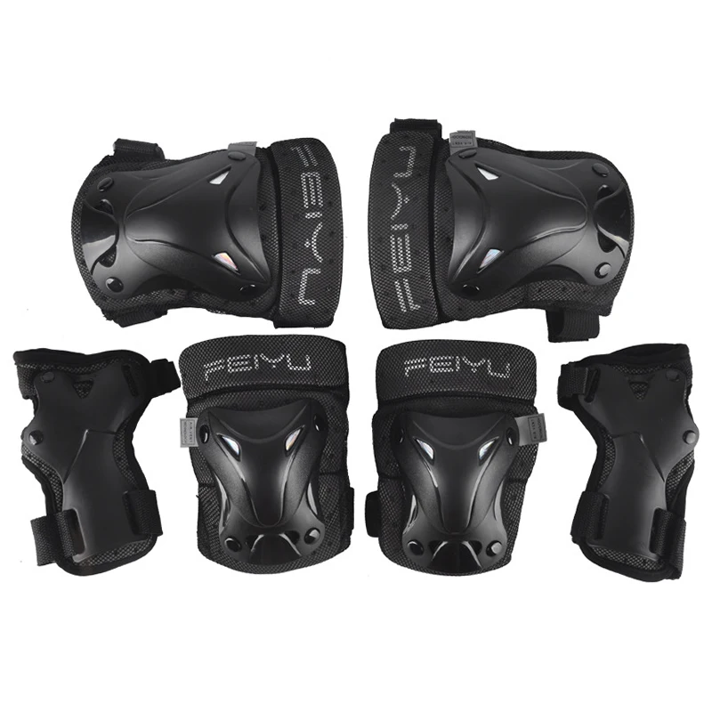 Children Adults Outdoor Riding Skateboard Roller Skate Elbow Knee Pads Ice Sports Protective Gear Complete Protector 6PC/Set | Спорт и