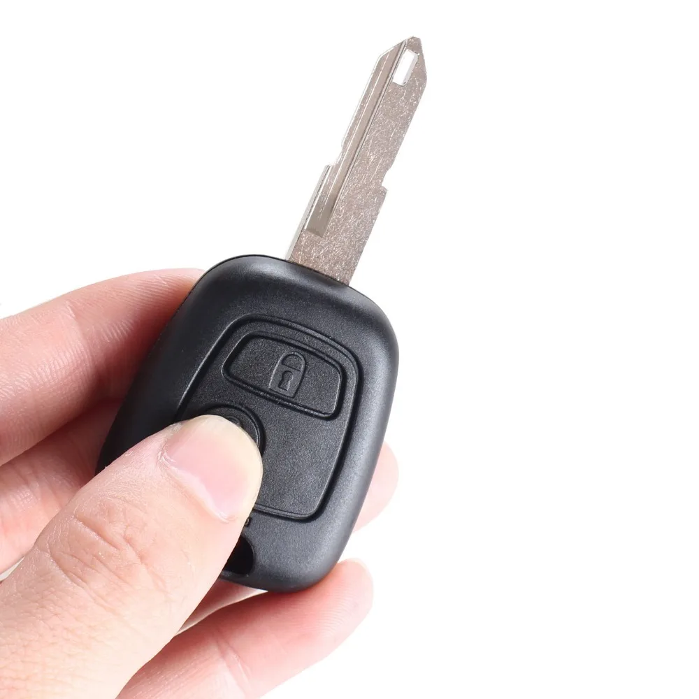 Dandkey Замена Дистанционное управление ключ для Peugeot 206 306 405 транспондер с PCB Батарея