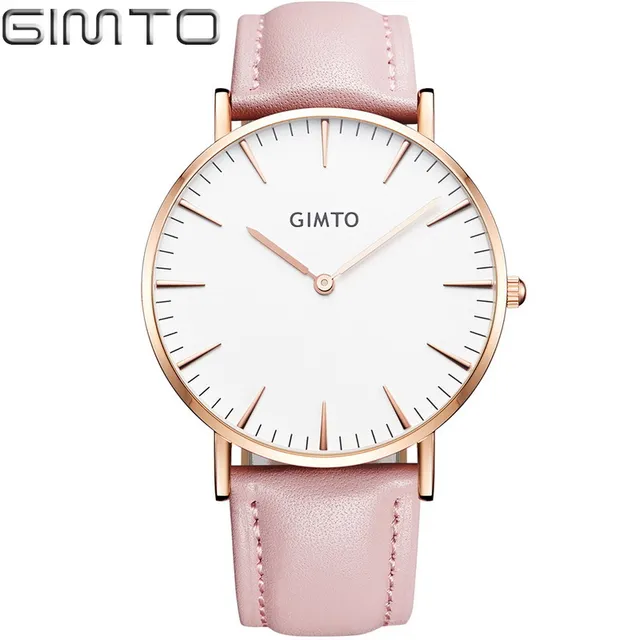 GIMTO luxury Fashion Women's watches quartz watch bracelet wristwatches leather GIMTO luxury Fashion Women's watches quartz watch bracelet wristwatches leather