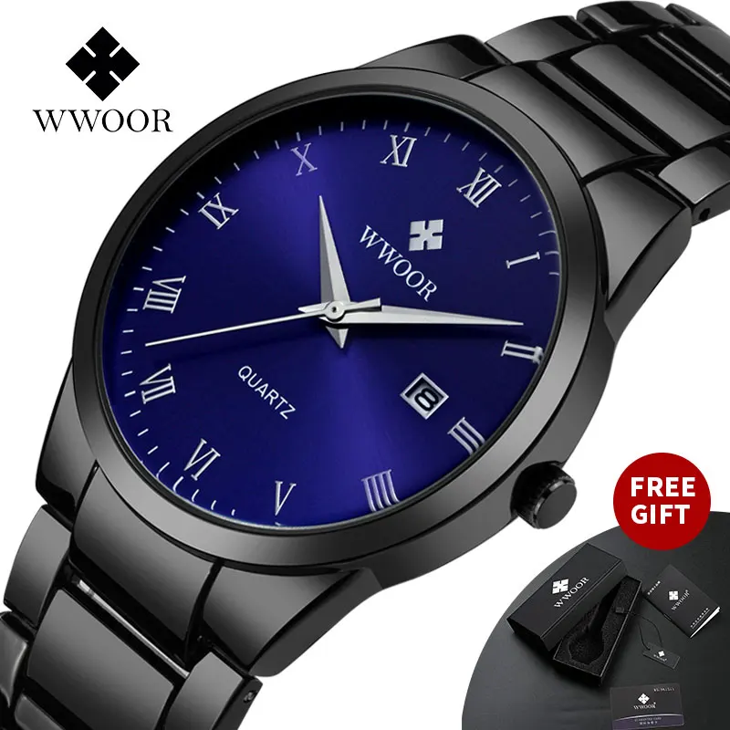 

Black Calendar Watch Man Analog Casual Fashion Mens Watches Luxury Waterproof Quartz Army Military Relogio masculino 30-Blue