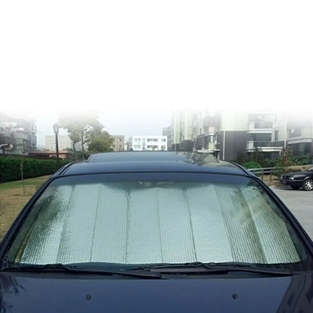 Автомобиль солнцезащитный козырек отражает тепло двойной макет пузырь утолщаются с присоской держать автомобиль прохладой