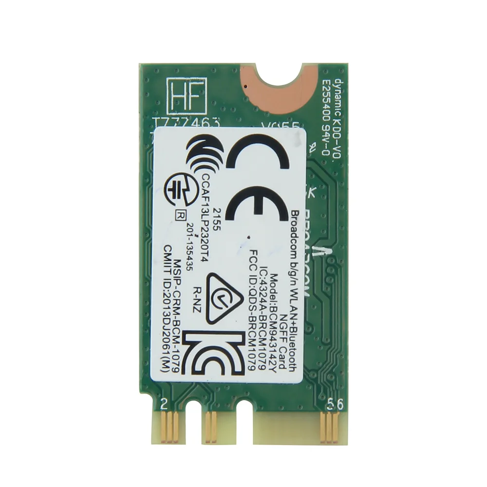 150 Мбит/с для Broadcom BCM943142Y M.2 NGFF Wireless N 2 4 ГГц 802.11b/g/n Bluetooth 0 сетевая мини PCI E Wifi карта|hp