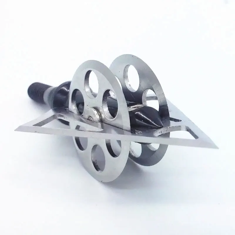 

NEW ARRIVALS 3 pieces/lot hunting arrow head wheel blades black color for customized 100 grain free shipping