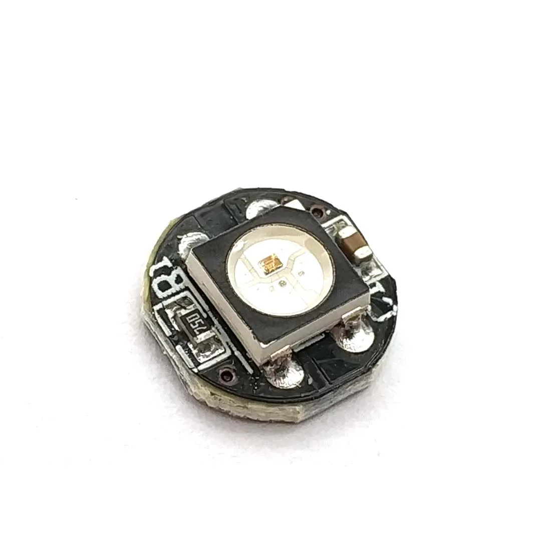WS2812B WS2812 светодиодный чип 5050 SMD RGB DC5V с черной печатной платой радиатор 9 6 мм