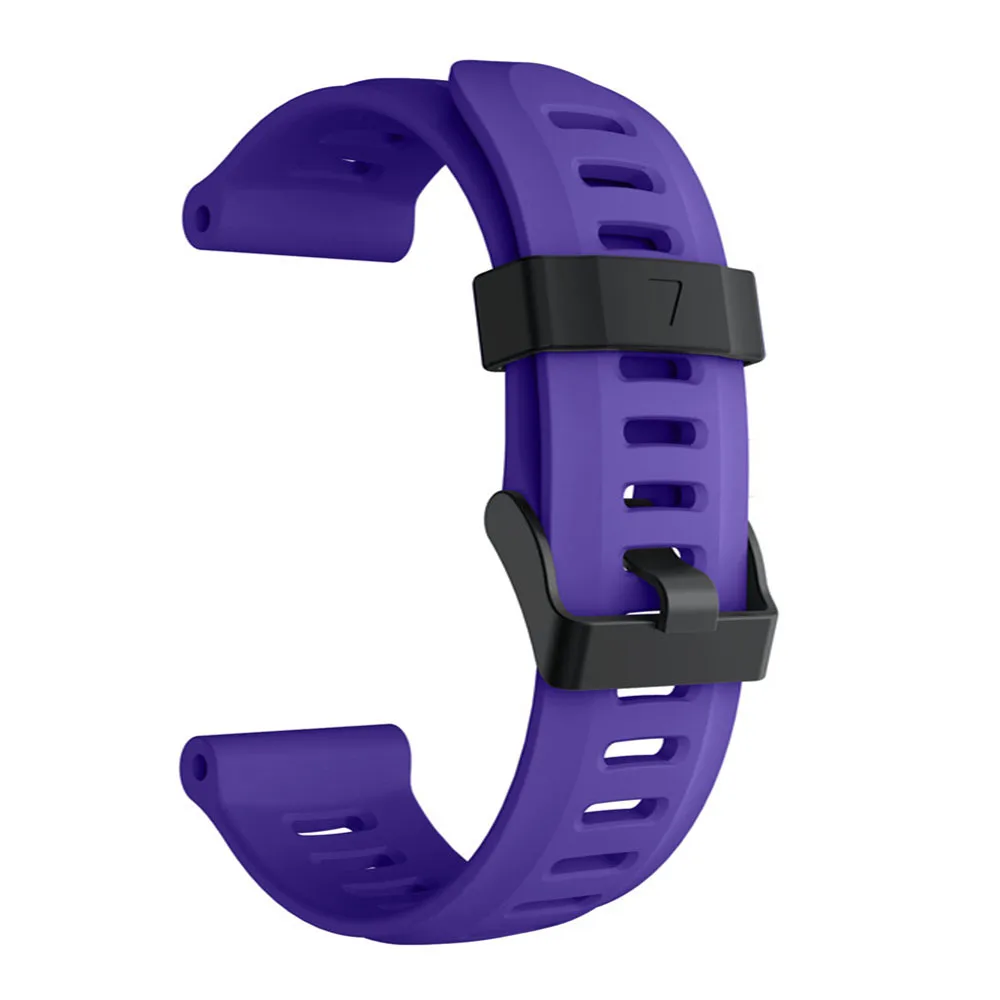 Горячая замена силиконовые Ремешки для наручных часов спортивный силиконовый ремешок для Garmin Fenix 3/Fenix 3 HR gps часы с инструментами для Fenix 5X - Цвет: Фиолетовый