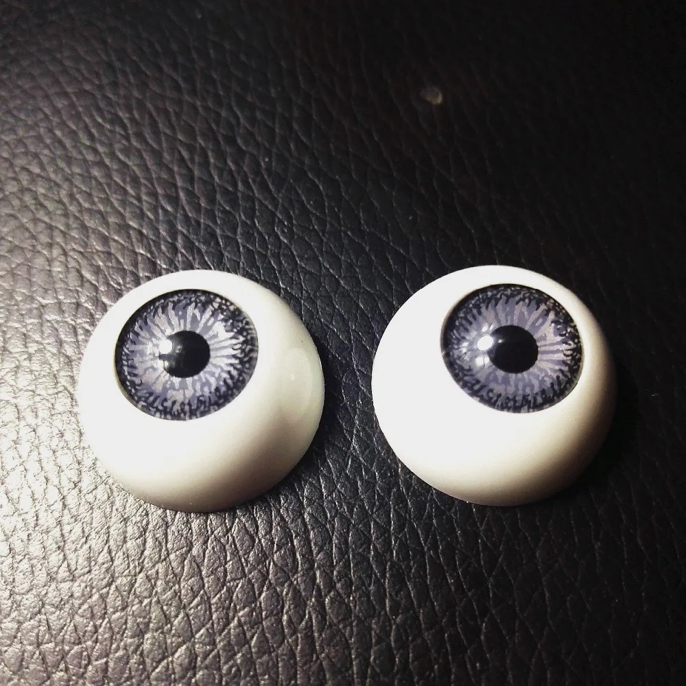10 шт.(5 пар) 22 мм акриловые полукруглые Reborn глаза для кукол синий серый смешанные цвета Глазные яблоки для кукол аксессуары BJD OOAK глаза для кукол игрушки