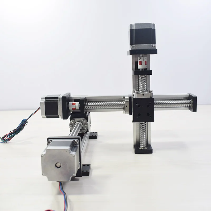 Козловой станок XYZ CNC линейный привод моторизованная линейная ступень стол скользящая система движения для лазерной резки оси Z 500 мм ход