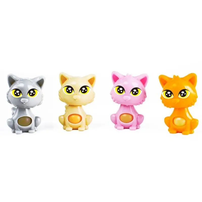 

DIY Puzzle Child Cat Toy Kids Plastic Assembled Cat Toy DIY Capsule Toys Early Educational Toys Children Assembled Cats Gifts