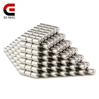 

100 PCS N50 4x5mm high quality NdFeB magnet D4X5mm super strong rare earth magnets