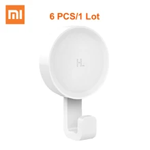 Xiaomi Mijia Little Adhesive Hooks Strong Bathroom bedroom Kitchen Wall Hooks 3kg max load up new arrival for xiaomi life