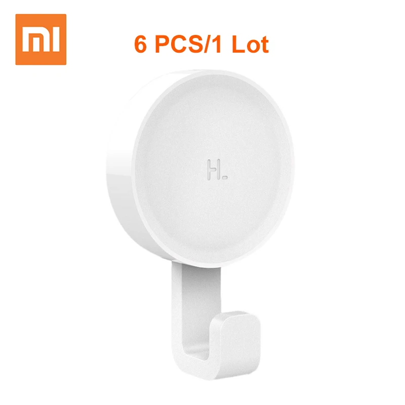 Маленькие клейкие крючки Xiaomi Mijia прочные настенные для ванной спальни кухни макс.