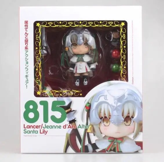 Аниме Fate Grand заказ для Мститель Lancer Жанна д 'Арк Alter Санта Лили Nendoroid 815 милые фигурки героев ПВХ кукла модель игрушечные лошадки