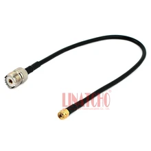30 см 1ft rg58u коаксиальный армированным пластиком sma Мужской к SO239 разъем UHF соединительный кабель
