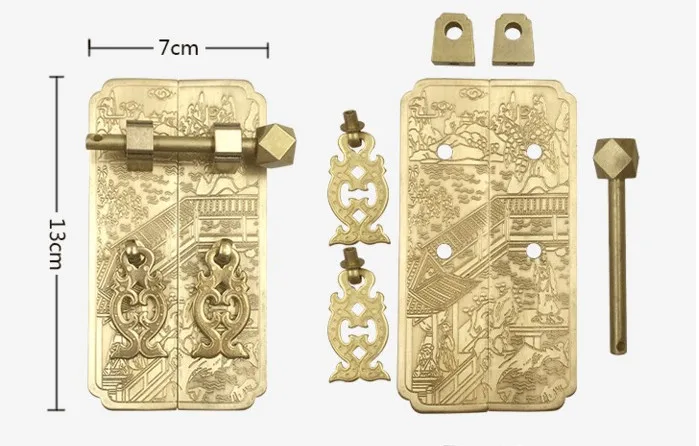 

A15 Hardware accessories Straight handle door handle pure copper handle cabinet door handle hardware copper fittings