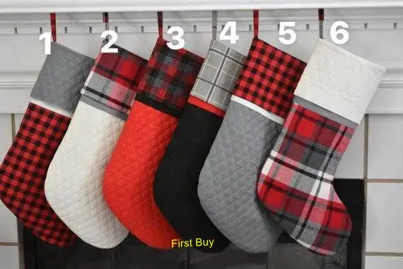 Christmas quilt stocking (1)