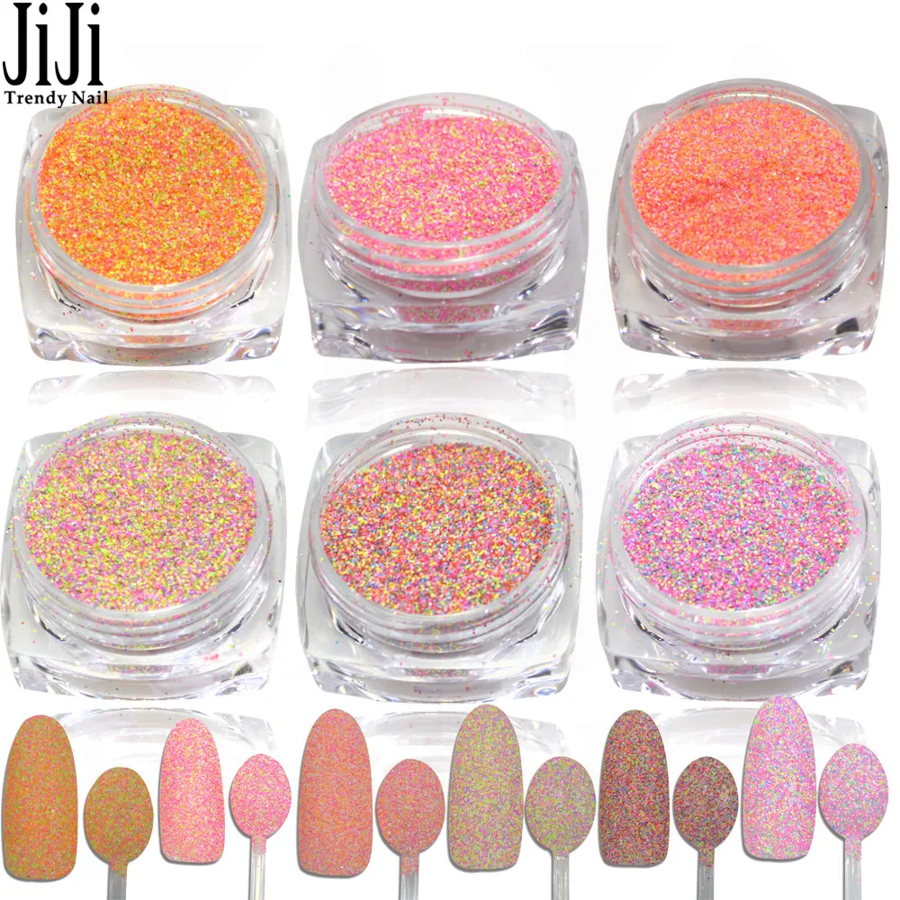 

1.5g Pink Rose Dazzling Nail Sugar Glitter Powder Nail Art Dust Tips Nail Art Decorations Powder Pearl Powder JI513-518