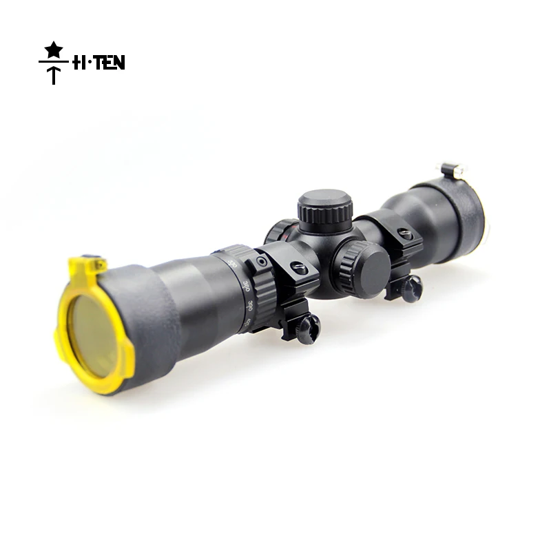 

HTEN 1.5-5X32EG Tactical Riflescopes Air Rifle Optic Spotting Scopes Sighting Shock-Proof/Water-Proof Riflescope for Hunting