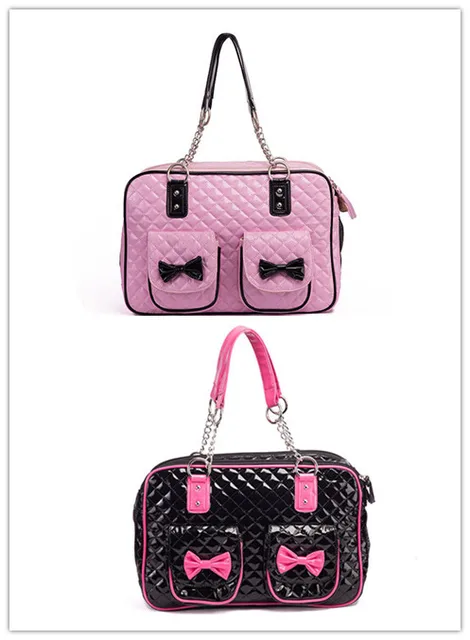 Aliexpress Free Shipping Pet Carriers Dog Shoulder Bag Free Shipping Pet Carriers Dog Shoulder Bag Artificial Leather Sling Travel Bags With Bows Sweet