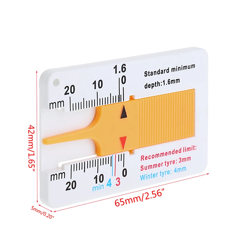 Инструмент для измерения глубины протектора шин для автомобиля, мотоцикла, прицепа, автофургона, колеса, инструмент для технического обслуживания, инструменты для ремонта шин