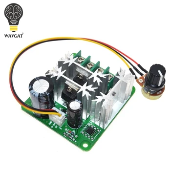 

Poleless speed-adjusting DC motor controller general DC 6V to 90V pwm dc motor speed controller PLC 15A