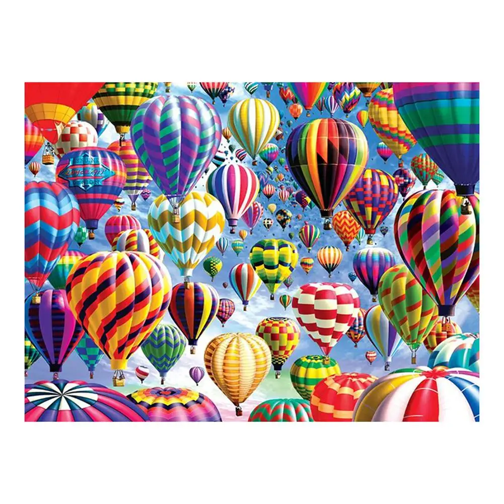 

30X40cm Full Diamond Colorful Balloons Pattern Diamond Painting Living Room DIY Round Diamond Cross-stitch Embroidery Set Decor