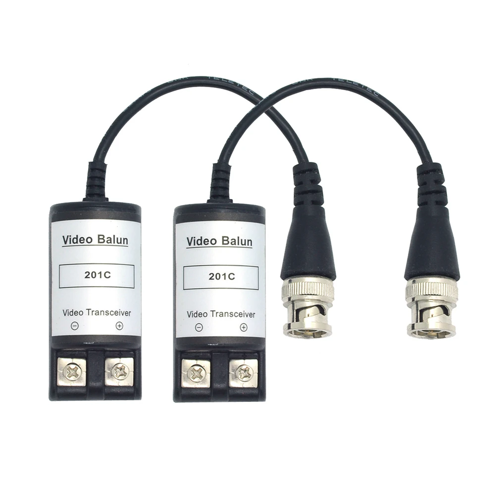 

Video Transceiver UTP Balun Passive BNC Male Cable Cat5 Twisted Transmitter
