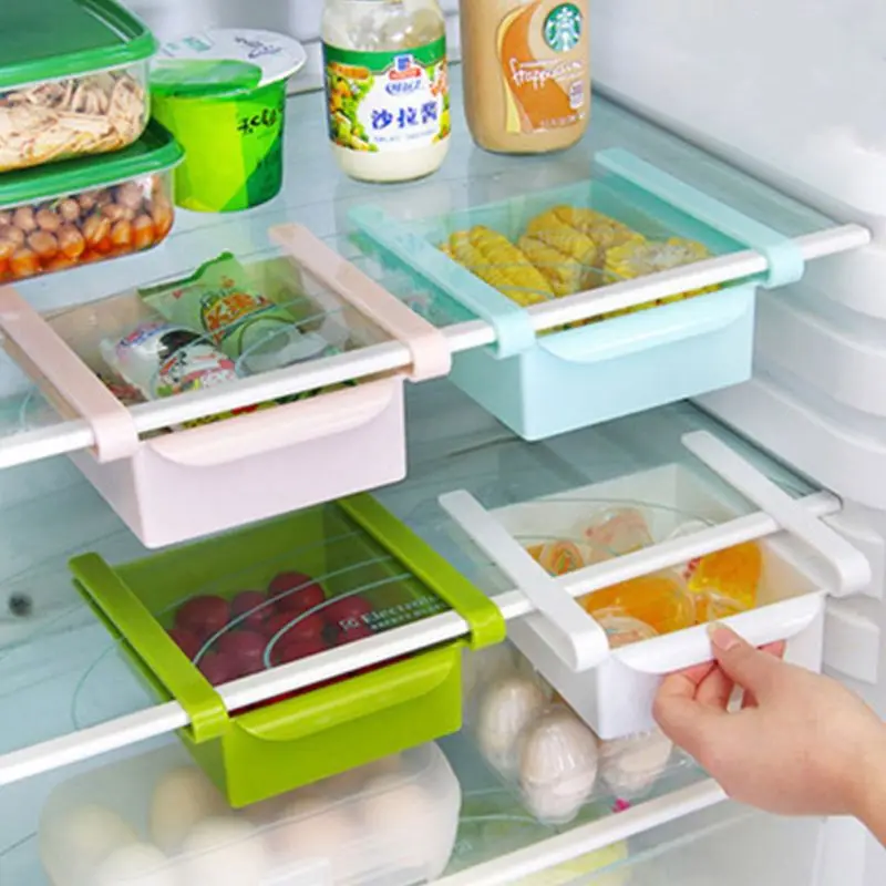 

Kitchen Refrigerator Partition Storage Box Food Holder Household Fresh-keeping Layered Organizers Drawer Multi-purpose Tool